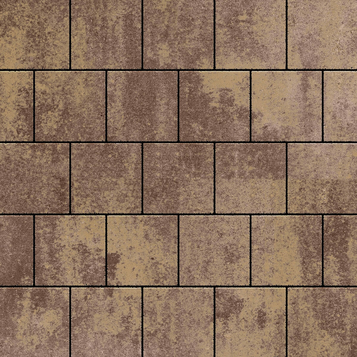 Тротуарная плитка Квадрат 60 100х100 Сибирский кедр