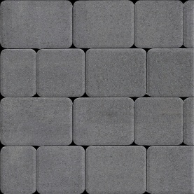 Тротуарная плитка Старый город 60 180х120 черная ночь